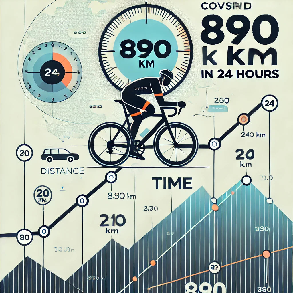 ¿Eres capaz de pedalear más de 890 kilómetros en 24 horas?